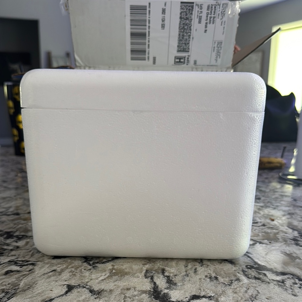 White Insulated Food Storage Container